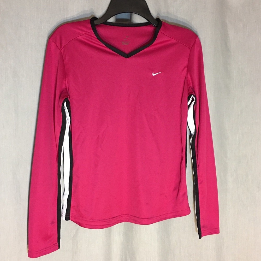 Nike Pink Workout Long Sleeve top Size M
